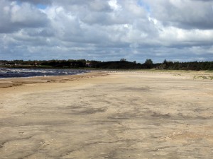 10 km sandstrand vid Gullbranna