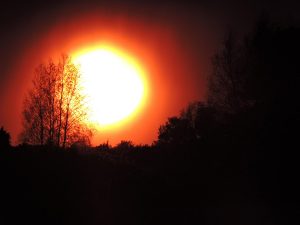 Solnedgång över Alvaret